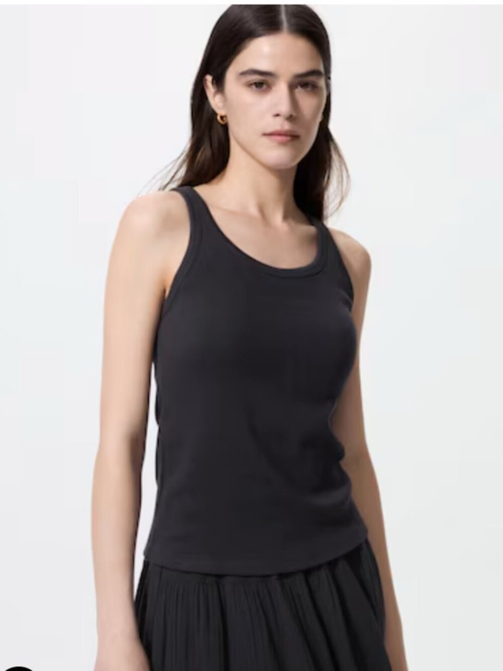 Uniqlo Racer Back Bra Top - Black